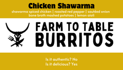 Gluten-Free Pasture Raised Chicken Burrito made with organic ingredients—clean, satisfying fuel without the crash