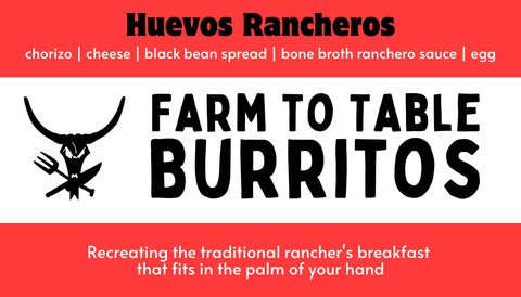 Classic rancher's breakfast made with locally sourced chorizo and made with raw milk cheese.